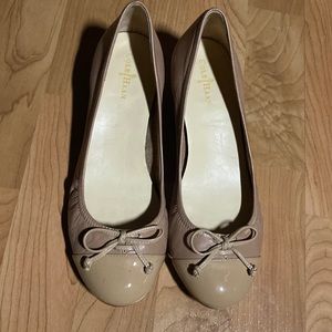 Cole Haan Tan Leather Wedge